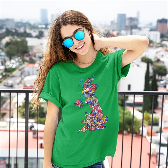 90'S Football Football Devotion Merch 90'S Uk Shirts Map Shirt
