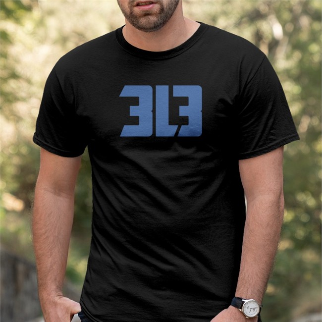 313 T Shirt Detroit Lions