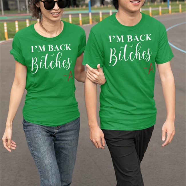 Bailee Madison I'm Back Bitches Zip Up Hooded Sweatshirt Pretty Little Liars Joom Merch