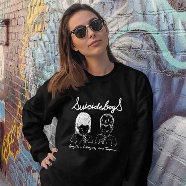 Suicideboys Sing Me A Lullaby My Sweet Temptation Sweatshirt Greyfivenine Merch