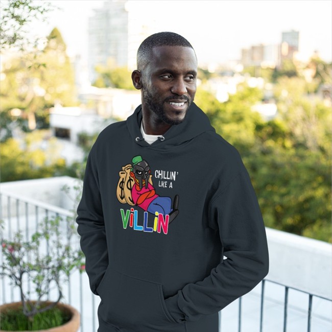 Funny madvilleraffle Merch Chillin Like A Villain Shirt Black By Madville Villinz