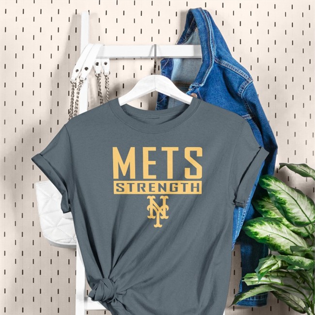 Mets Strength New York Mets Sweatshirts Grey We Gotta Believe