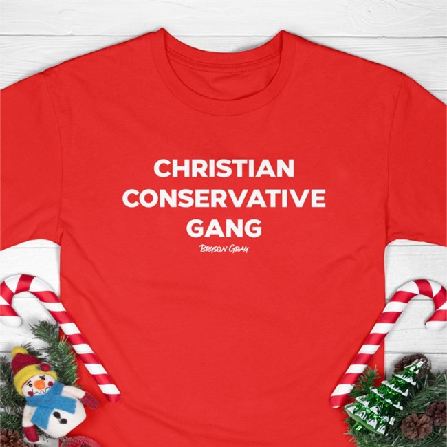 Bryson Gray Store Christian Conservative Gang Hoodie Red Ccg Bryson