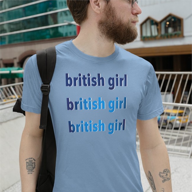 Shirts With Threatening Auras British Girl British Girl British Girl Hooded Sweatshirt Gold