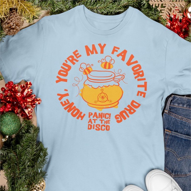 Bee Honey You're My Favorite Drug Tee Panic At The Disco Store