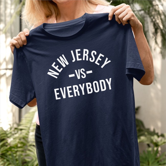 Jon Bon Jovi New Jersey Vs Everybody Tee New Jersey Vs Everybody Merch