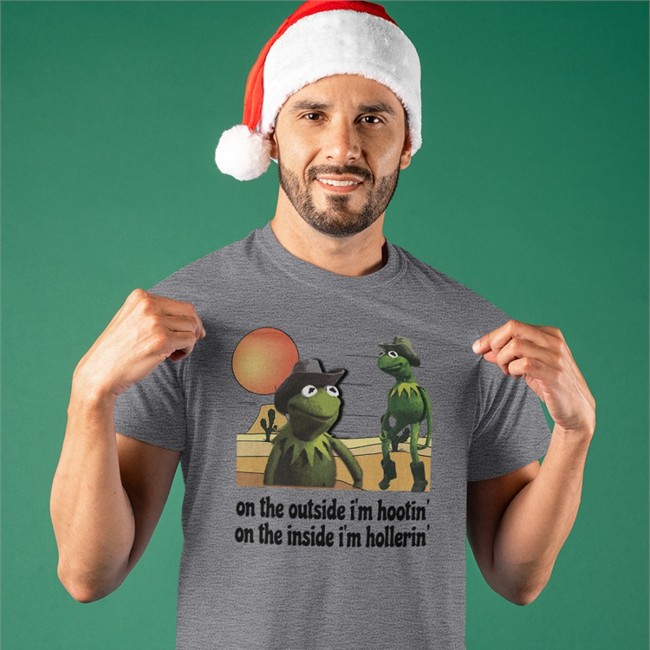 On The Outside I'm Hootin' On The Inside I'm Hollerin' Tee Shirt