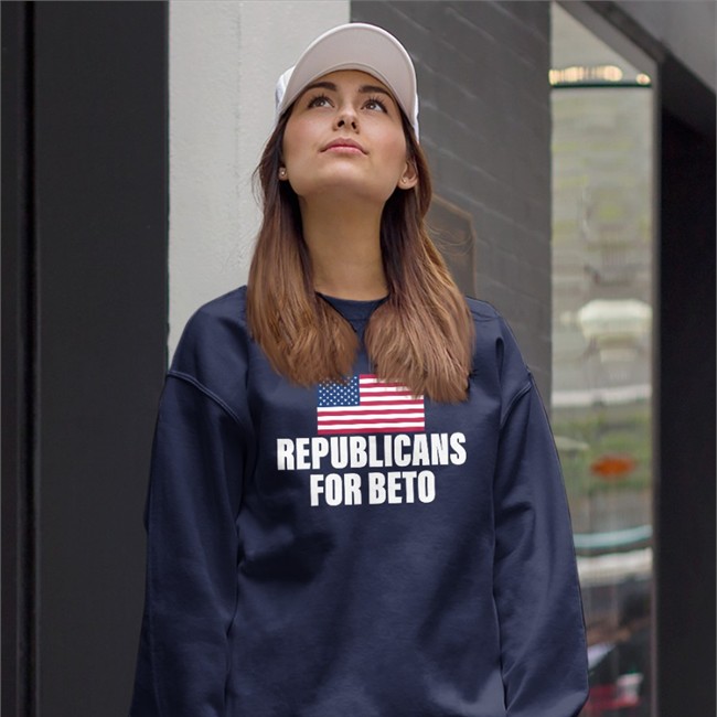 American Flag Republicans For Beto Tee Shirt