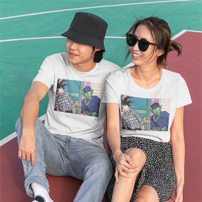 Maya Saw Txt Irl Junroil Loonainreading Goku Picolo Long Sleeve Tee Shirt