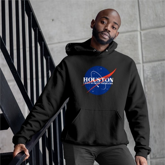 qwertee.com Houston I Have So Many Problems T Shirt qwertee merch