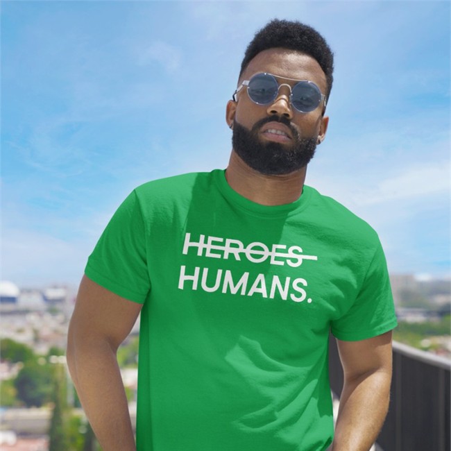 Heroes Humans T Shirt