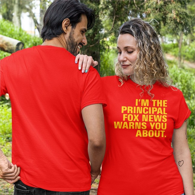 Libs Of Tiktok I'm The Principal Fox News Warns You About Shirt Janine Casella