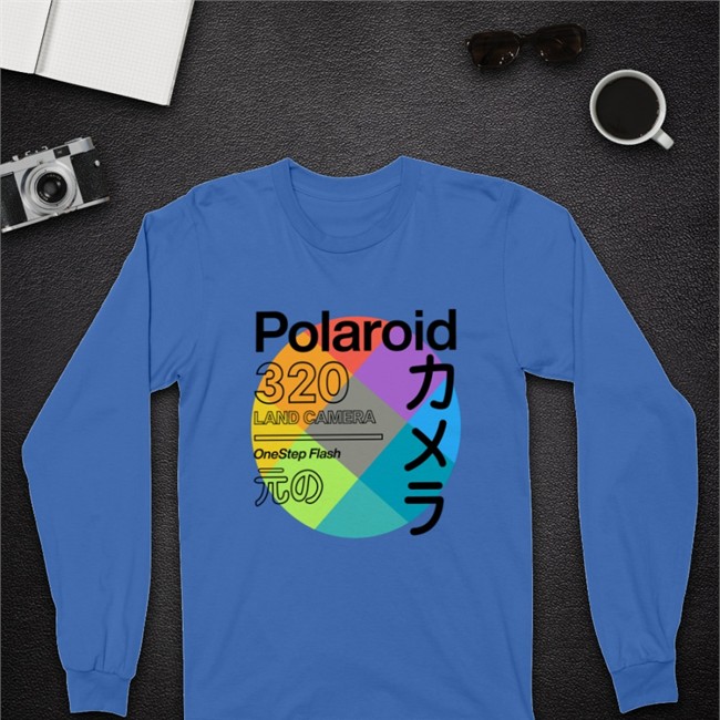 Polaroid 320 Land Camera Onestep Flash Hooded Sweatshirt Noisy Butters