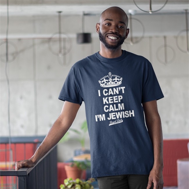 Ryan Warner I Can't Keep Calm I'm Jewish Bagel Deli Denver Tee