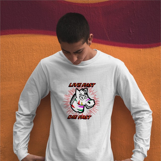 Shitheadsteve Merch Live Fast Die Fast Sweatshirt