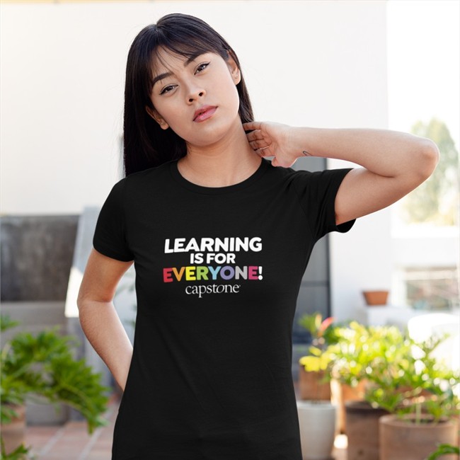 Capstone Pub Maerin Coughlan Learning Is For Everyone Capstone Shirt
