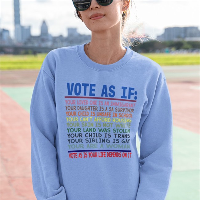 Vote As If T Shirt RB Rbisrb