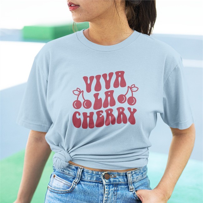 Viva La Cherry Crewneck Sweatshirt Barstool Sports