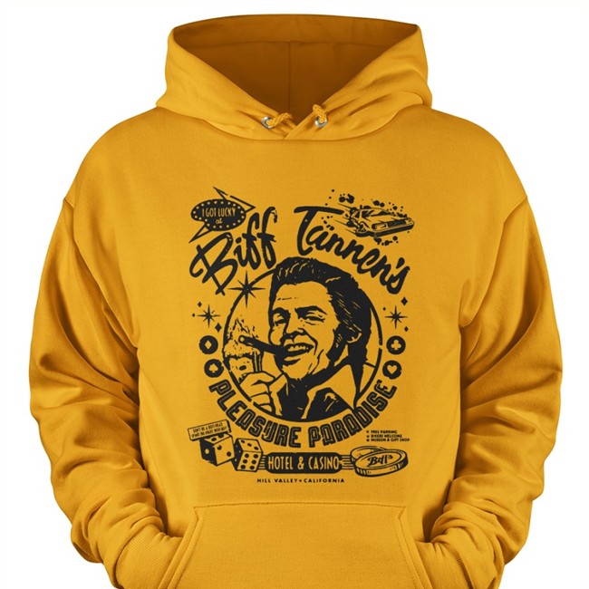 Fright-Rags Merch Biff Tannen's Pleasure Paradise Shirt Frightrags