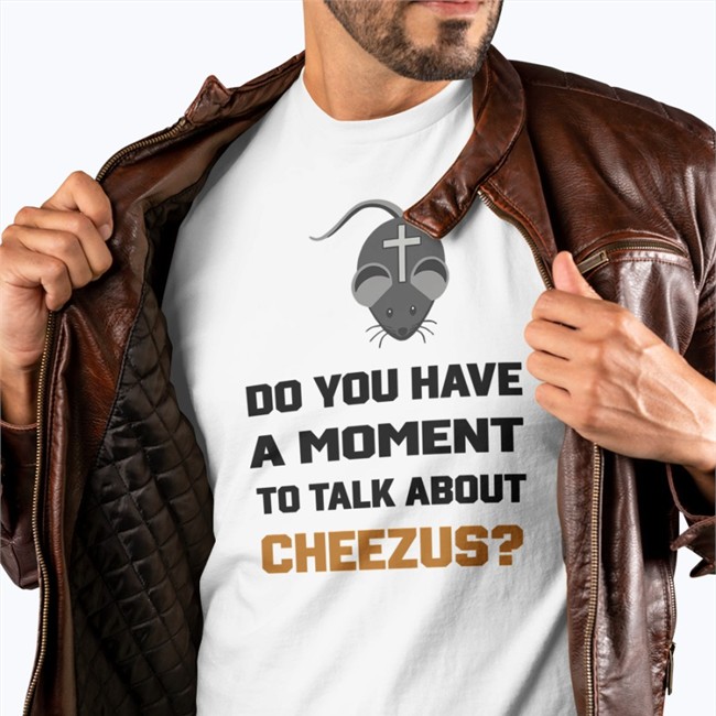 Mouse Do You Have A Moment To Talk About Cheezus Tank Top Strangethrift White