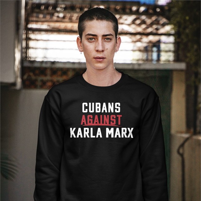 Cubans Against Karla Marx Crewneck Sweatshirt Rondesantisfl