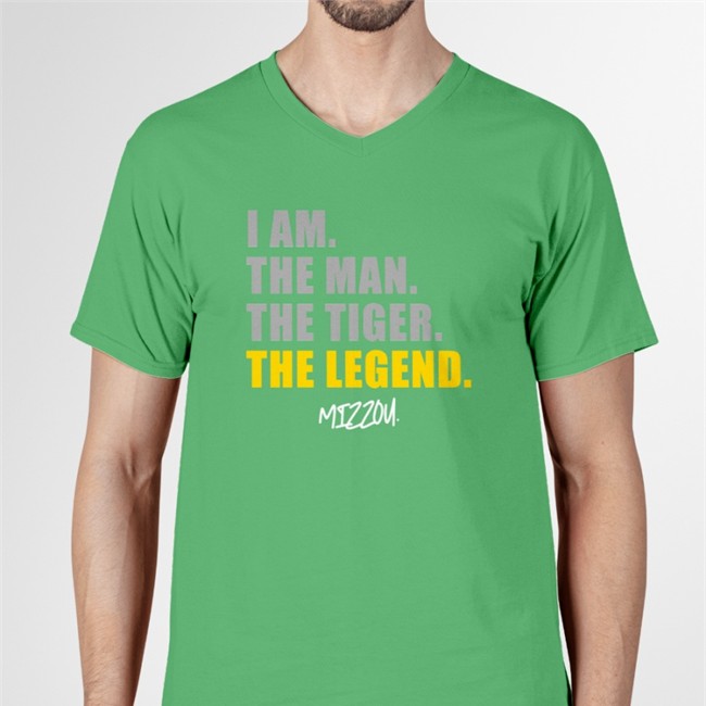 I Am The Man The Tiger The Legend Mizzou Shirts