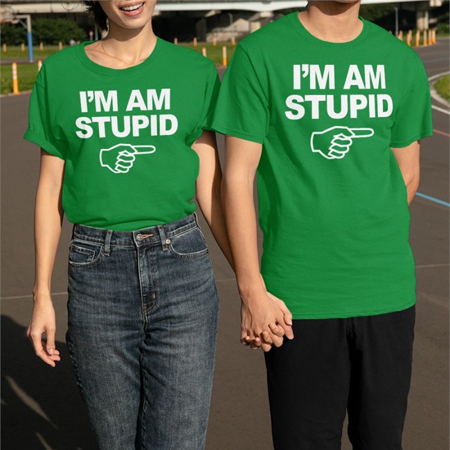 Topatoco Shop I'm Am Stupid T Shirt