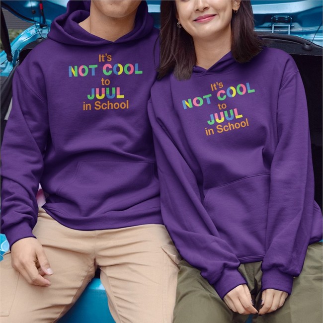 Shirts That Go Hard It's Not Cool To Juul In School Shirt