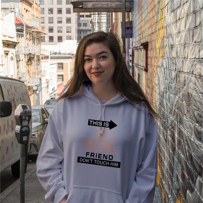 Poorly Translated Shirts Merch This Is My Girl Friend Don't Touch Him T Shirt