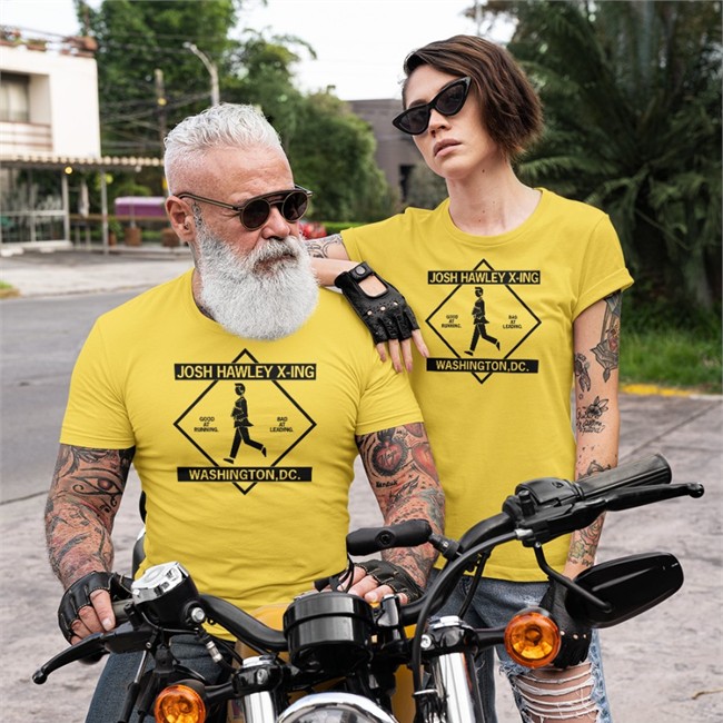 Raygun Merch Josh Hawley X-Ing Good At Running Bad At Leading Shirt