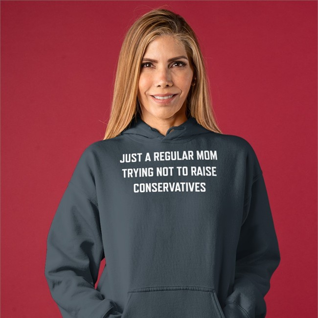 Just A Regular Mom Trying Not To Raise Conservatives Shirts Zen Lion Design Merch The Millennial Dr. Sue