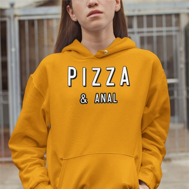 Pizza And Anal Red Shirt
