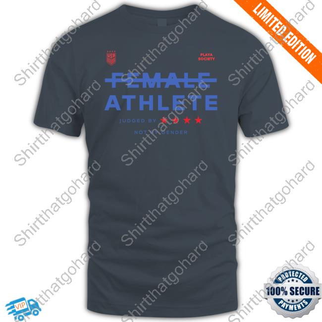Official Playa Society Uswnt Female Athlete Shirt