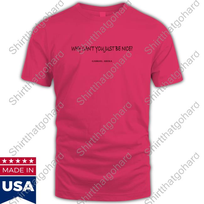 Official Pascal Groß Why Can't You Just Be Nice Gabriel Abera T-Shirt
