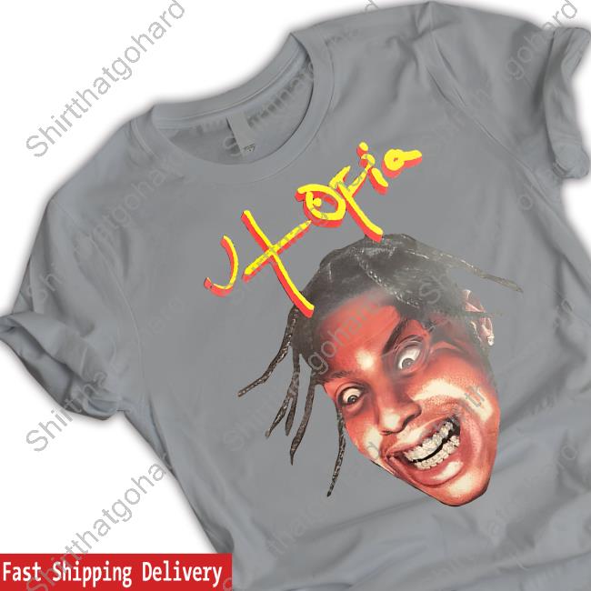 Travis Scott Merch Utopia In Stc Reo Long Sleeved T Shirt