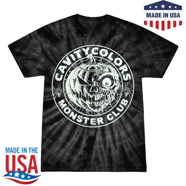 Official Cavity Monster Club 3D Tie Dye Hoodie Cavitycolors