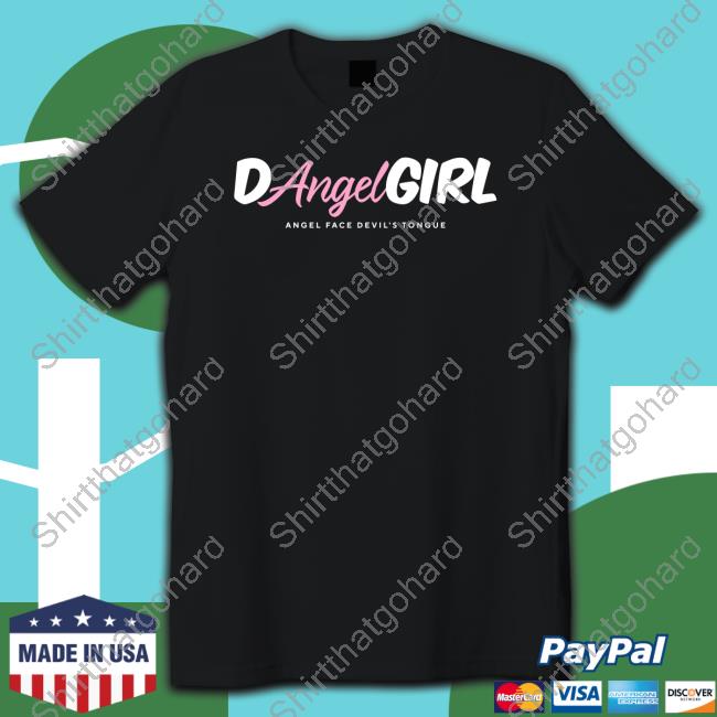 Official Katharina Boger D Angel Girl Angel Face Devil's Tongue Shirt