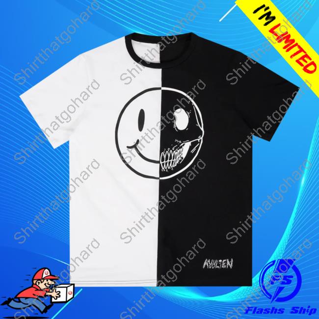 Official Elvis The Alien Ayylien Clothing Split Smiley Shirt