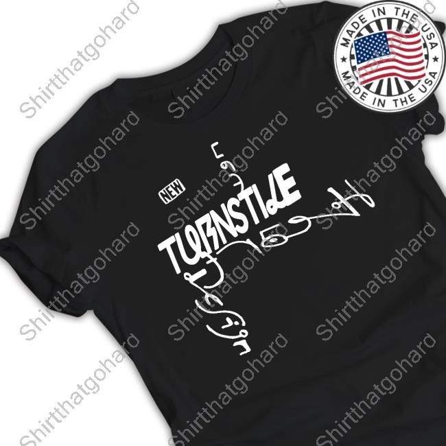 Official Turnstile Black New Heart Design Tee