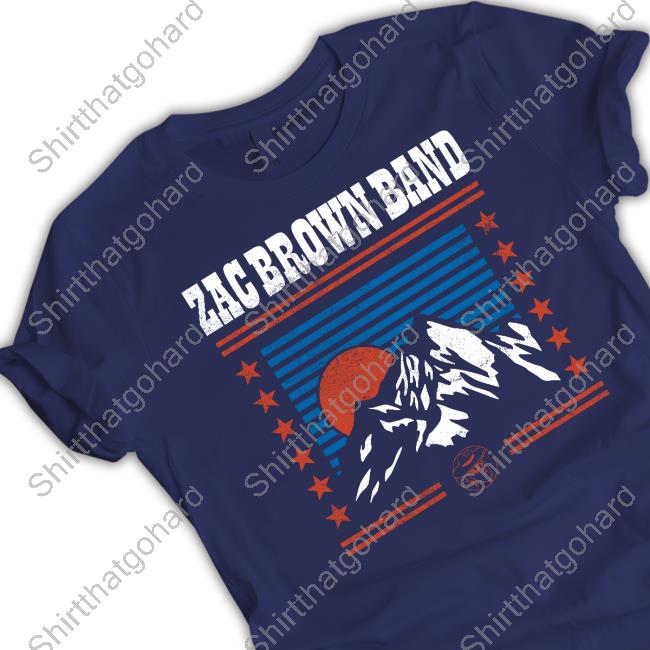 Zac Brown Band Merch Mountain Peak T-Shirt