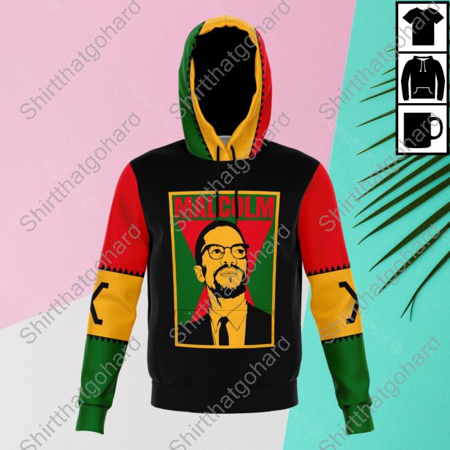 Official Melanin Clothing Store Shop Malcolm X Sweatshirt Melaninapparel Merch