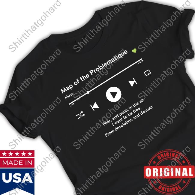 Okamivee Map Of The Problematique Muse Tee