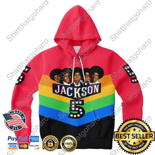 Official Melanin Clothing Store Shop Jackson 5 – Multicolor Crewneck Sweatshirt Melaninapparel Merch