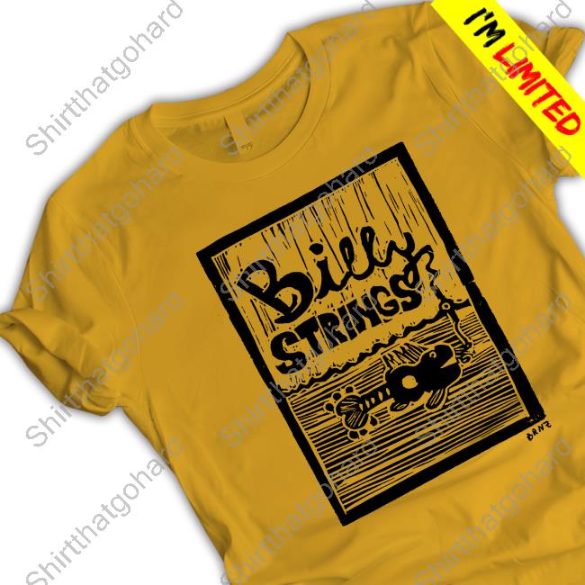 Billy Strings Merchandise #7 Danny Barnes Fish Guitar T Shirt