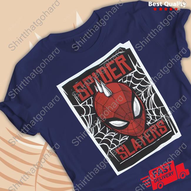 Spider Punk Merch Spider Slayers Poster Long Sleeve Shirt Heroesvillains
