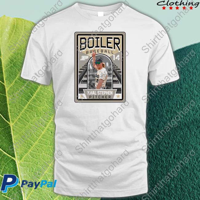 Boiler Baseball Khal Stephen Pitcher T-Shirt
