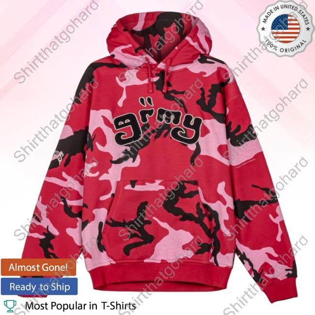 Official Grimey All Over Print Tusker Temple Vintage Sweater Red