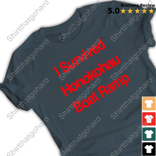 Official I Survived Honokohau Boat Ramp Long Sleeve Tee