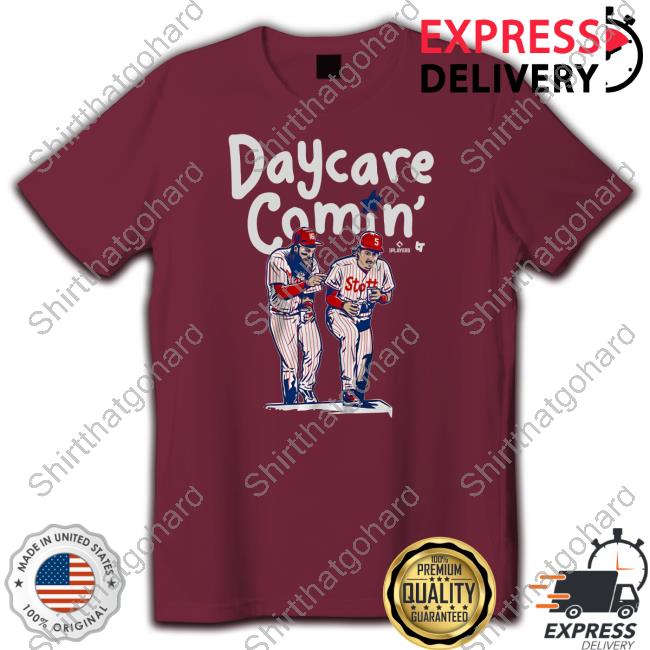 Breakingt Brandon Marsh & Bryson Stott Daycare Comin' Hoodie