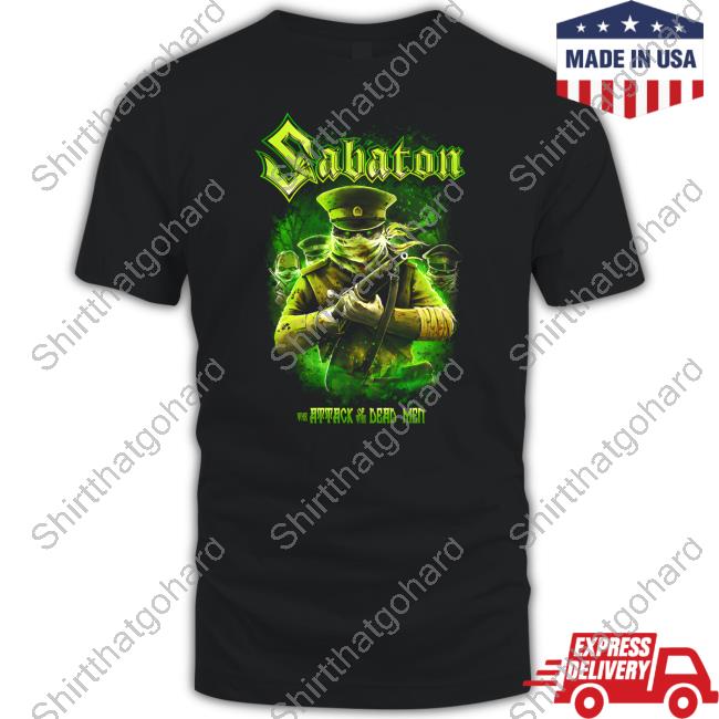 Sabaton Attack Of The Dead Men Tee Shirt